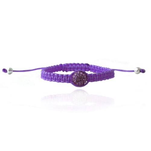 Lila kristall feuerball - lila,