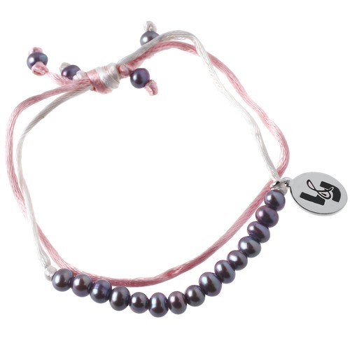 Perlenarmband echt silber 925 - echt,