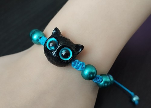 Shamballa armband blau - shamballa,